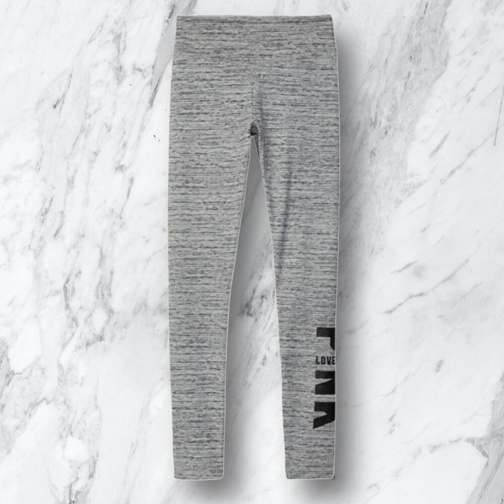 Victoria's Secret Pink High Waist Full Length V Winter Legging Gray NWT SZ M - Picture 6 of 6
